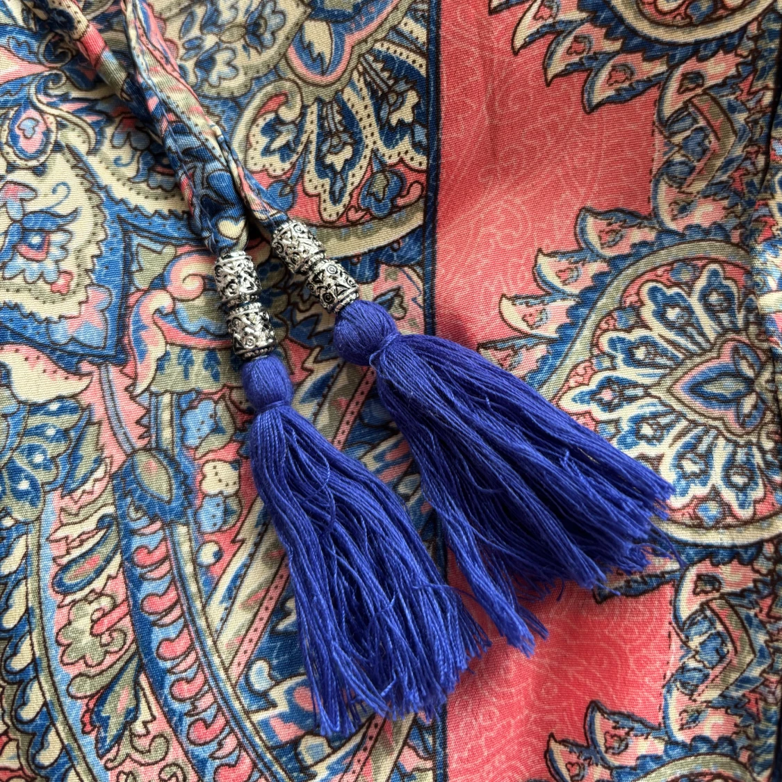 Mönstrad kortklänning - 3