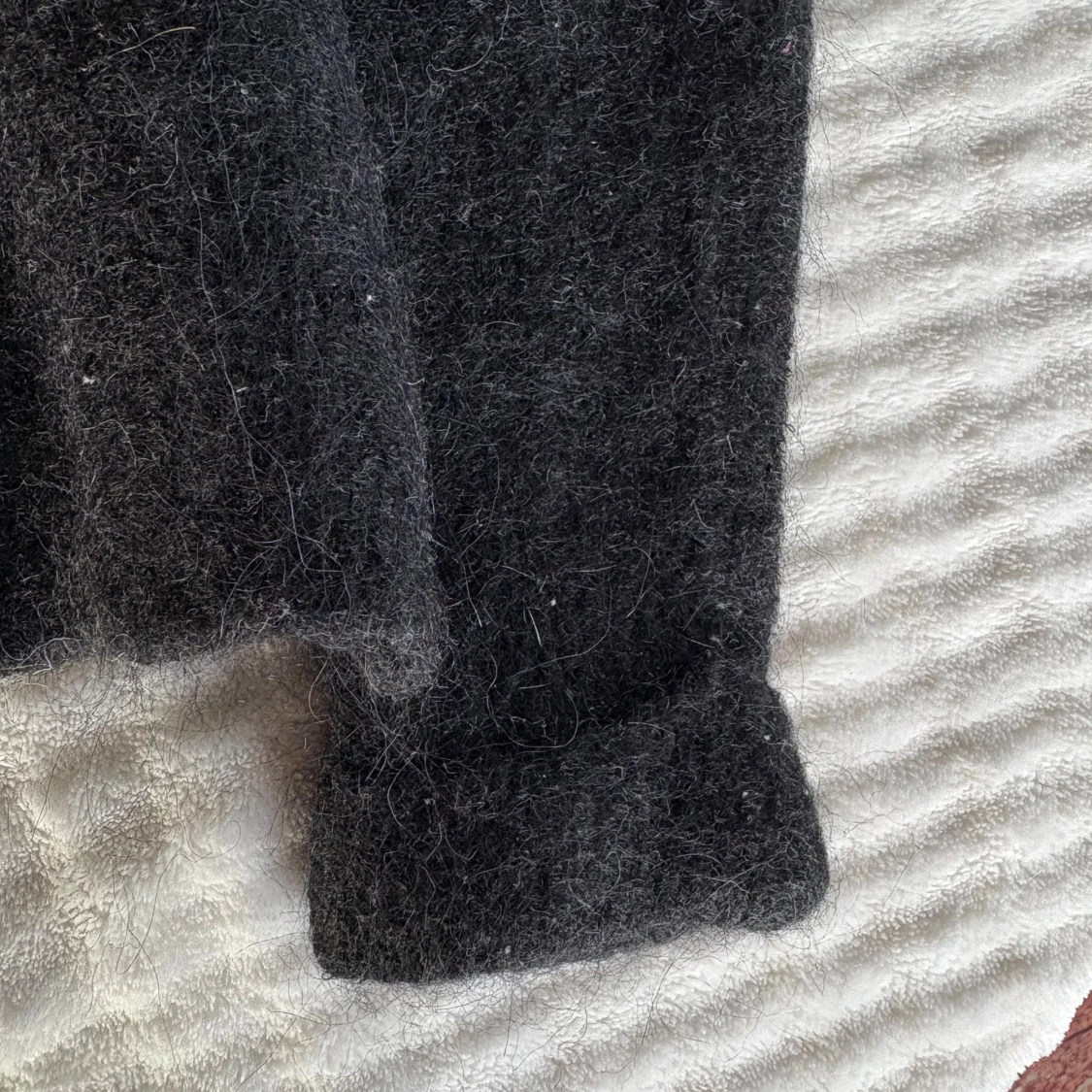 Svart omlottstickad tröja H&M XS - 3