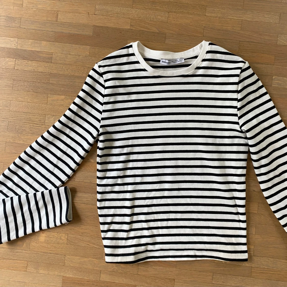 Randig långärmad tröja från Bershka