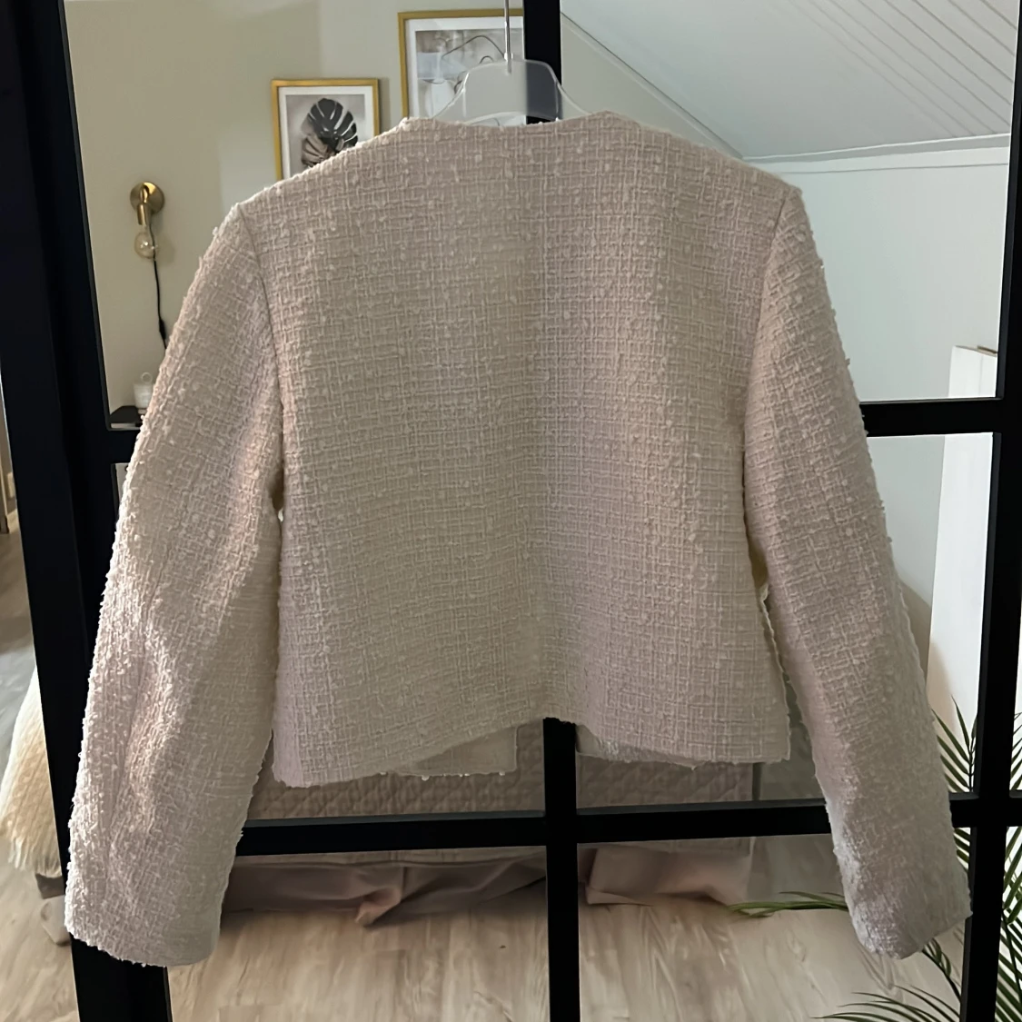Beige kavajjacka från H&M, storlek S - 1