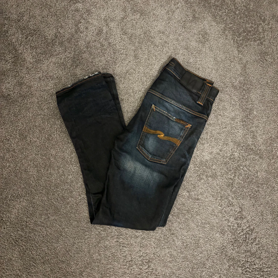 Mörkblå jeans från Nudie Jeans, 30/32