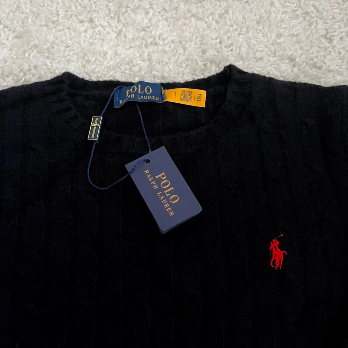 Svart stickad tröja Polo Ralph Lauren - 1