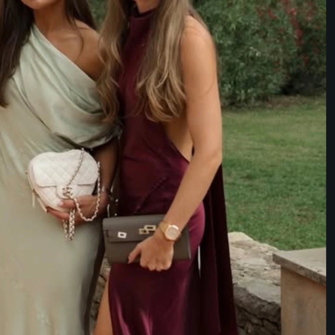 Burgundy balklänning  - 3