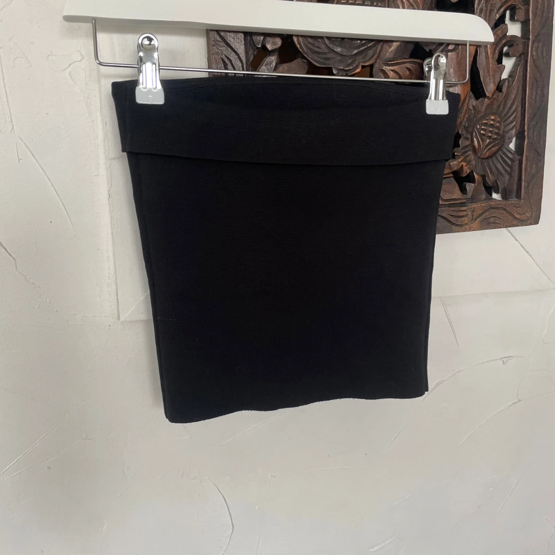 Svart ribbad tubtop från BikBok - 2