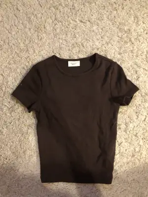 Brun basic t-shirt aldrig använd helt ny (jag säljer en i vit också) storlek xs från Gina Tricot 
