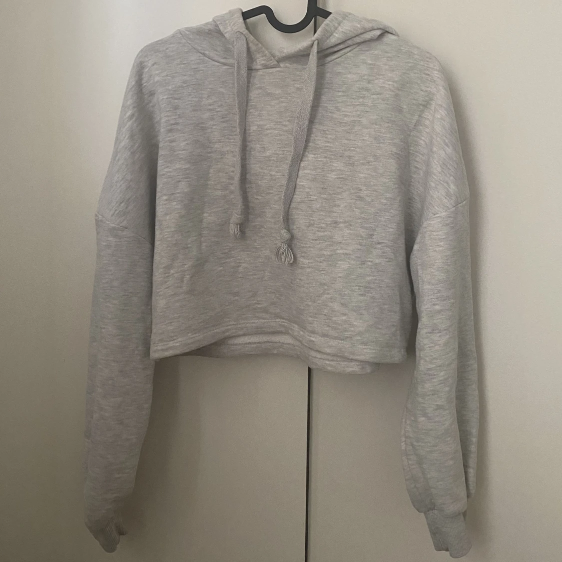 Croppad hoodie