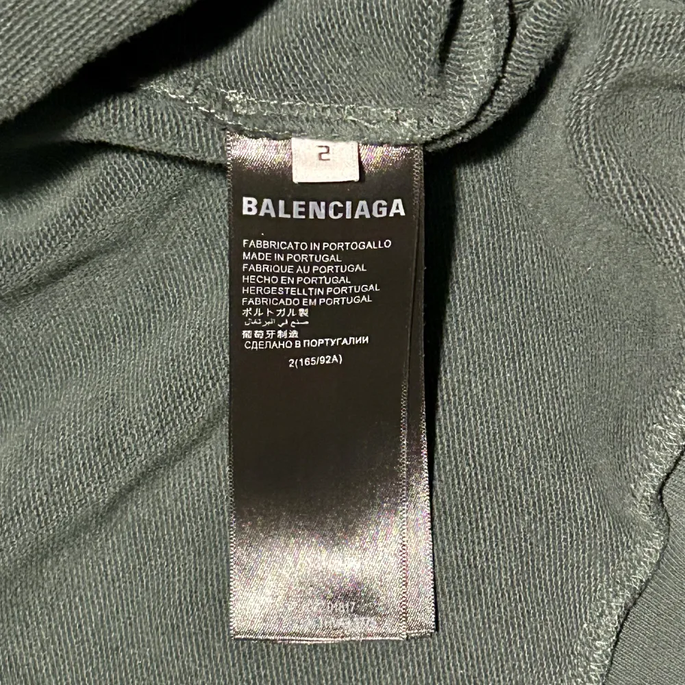 Balenciaga Green Adidas Edition, lös stil, 100% bomull, Som ny. Hoodies.