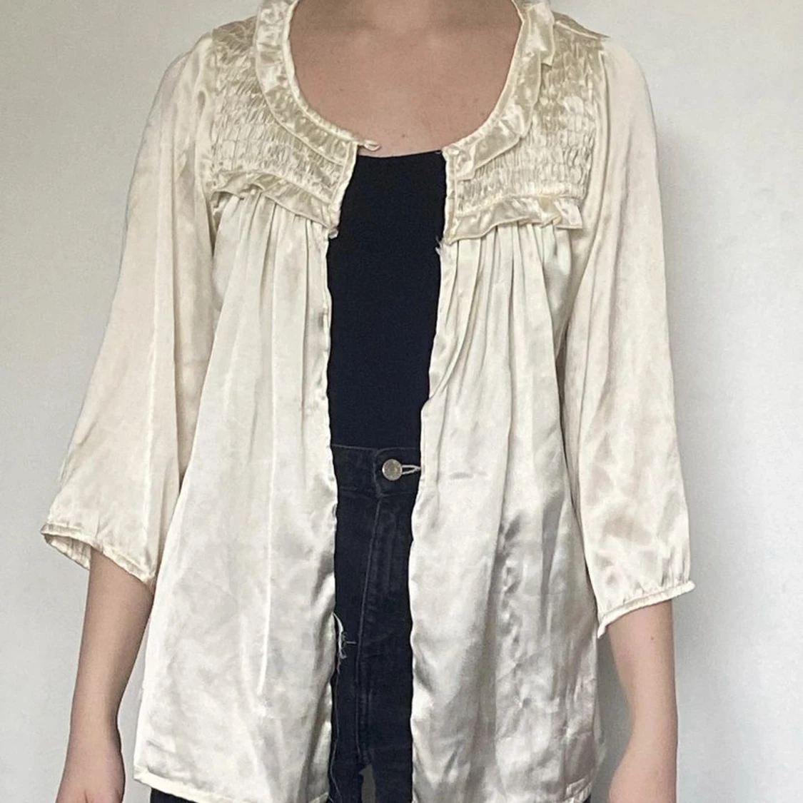 Pärlfärgad blus - 90