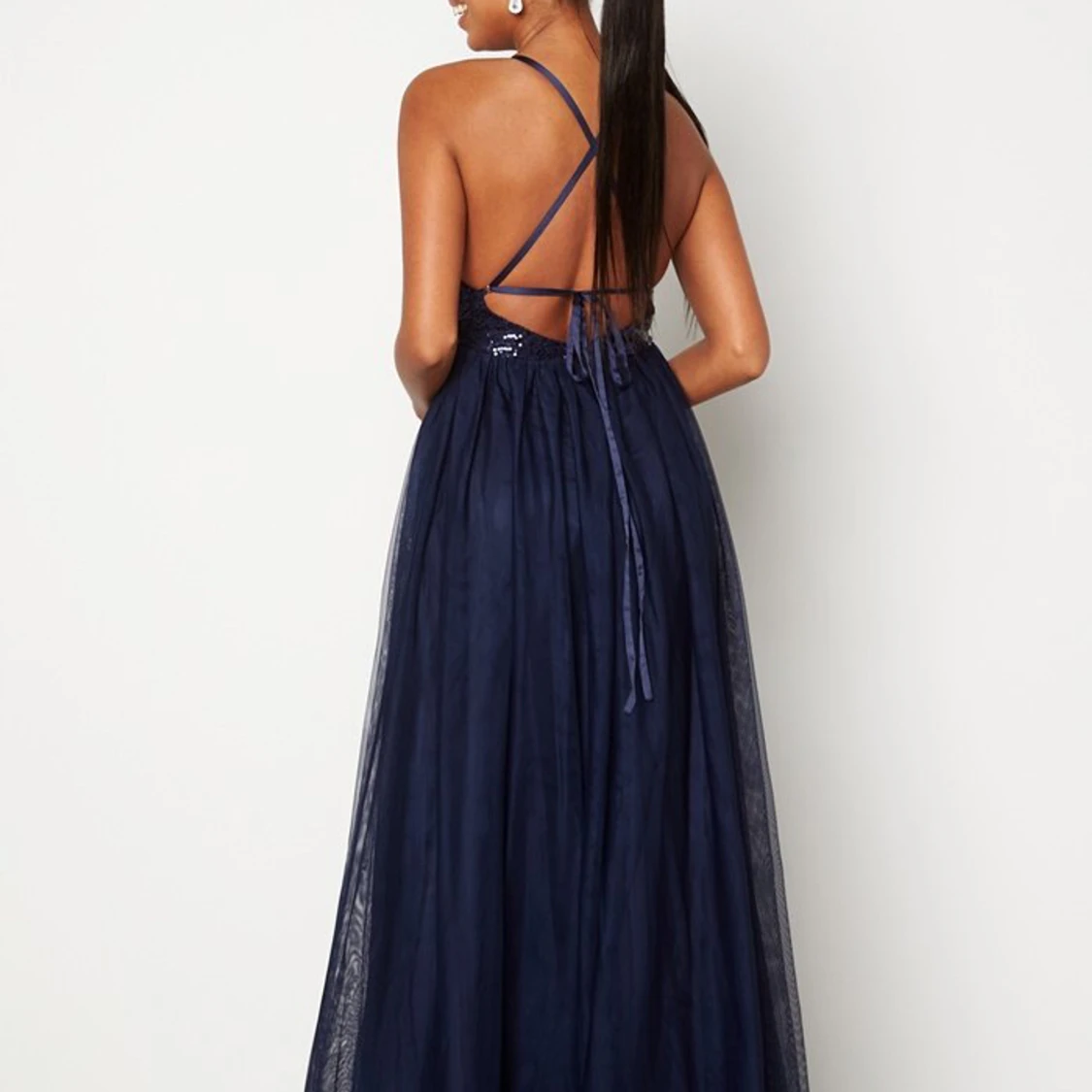 Blå balklänning - 90