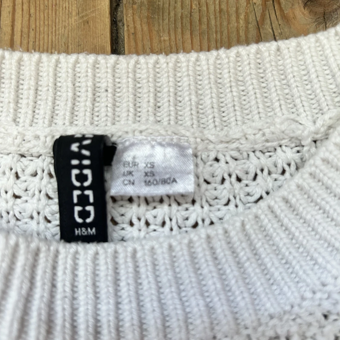 Stickad tröja Xs - 90