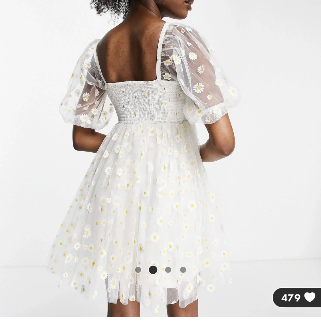 Klänning med blommor - 90