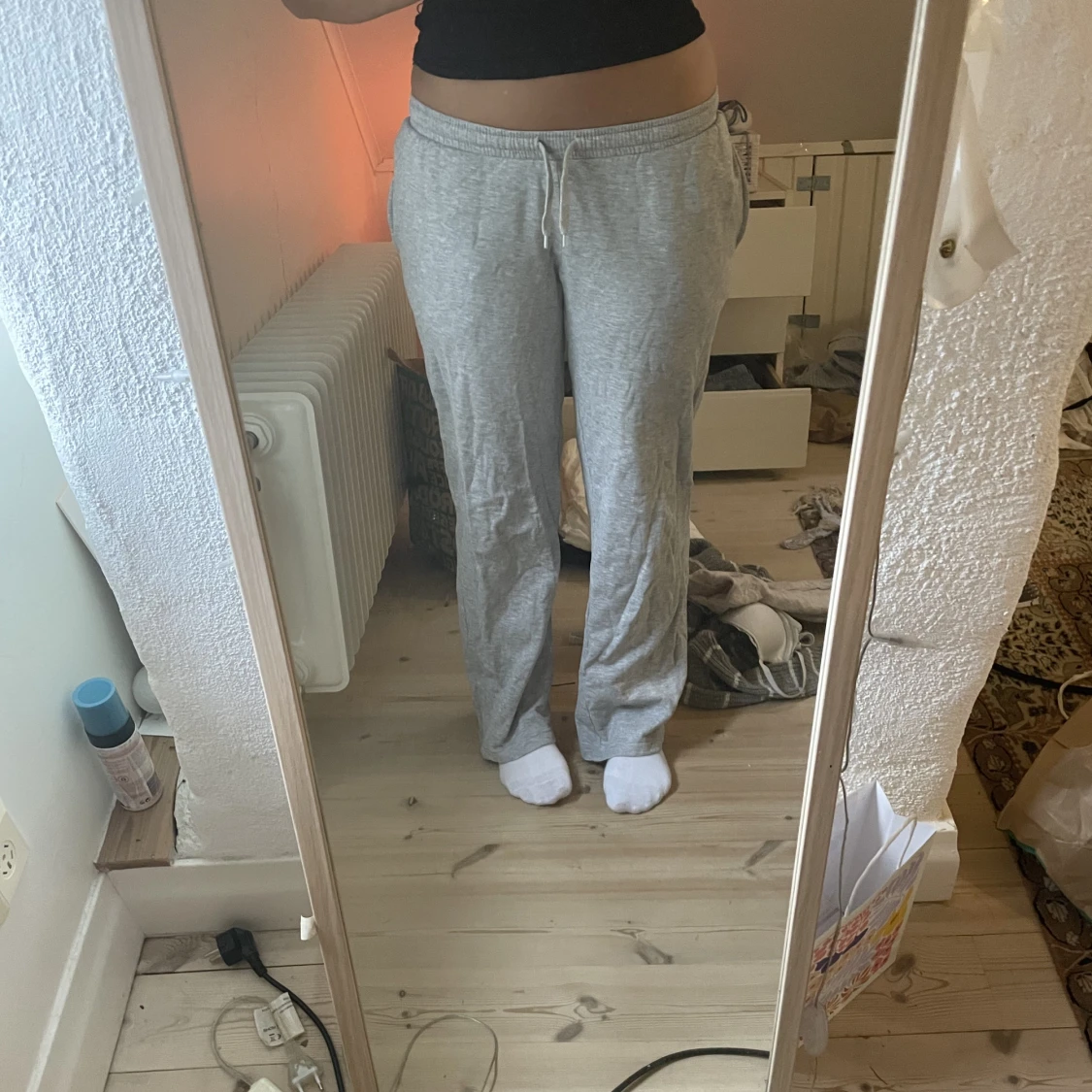 Lågmidjade mjukisbyxor 