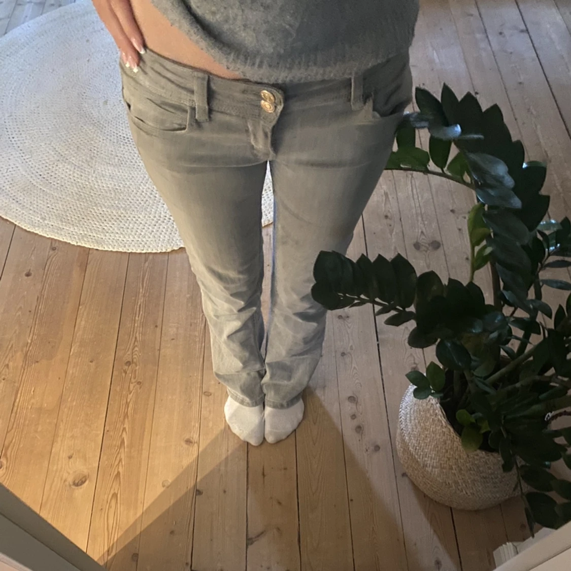 Lågmidjade jeans - 90