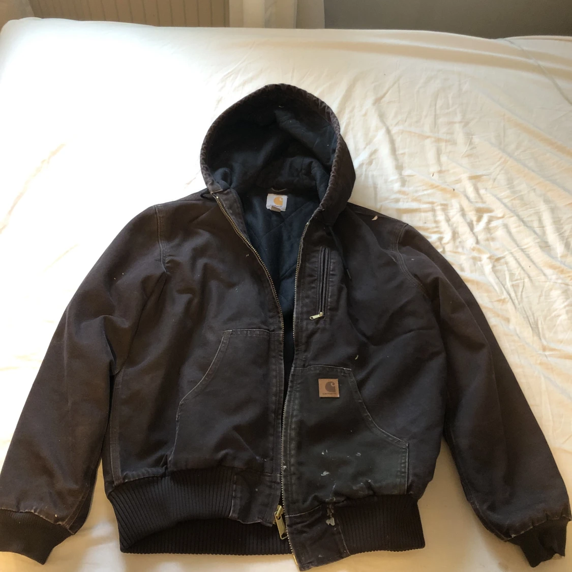 Brun carharrt Jacka.