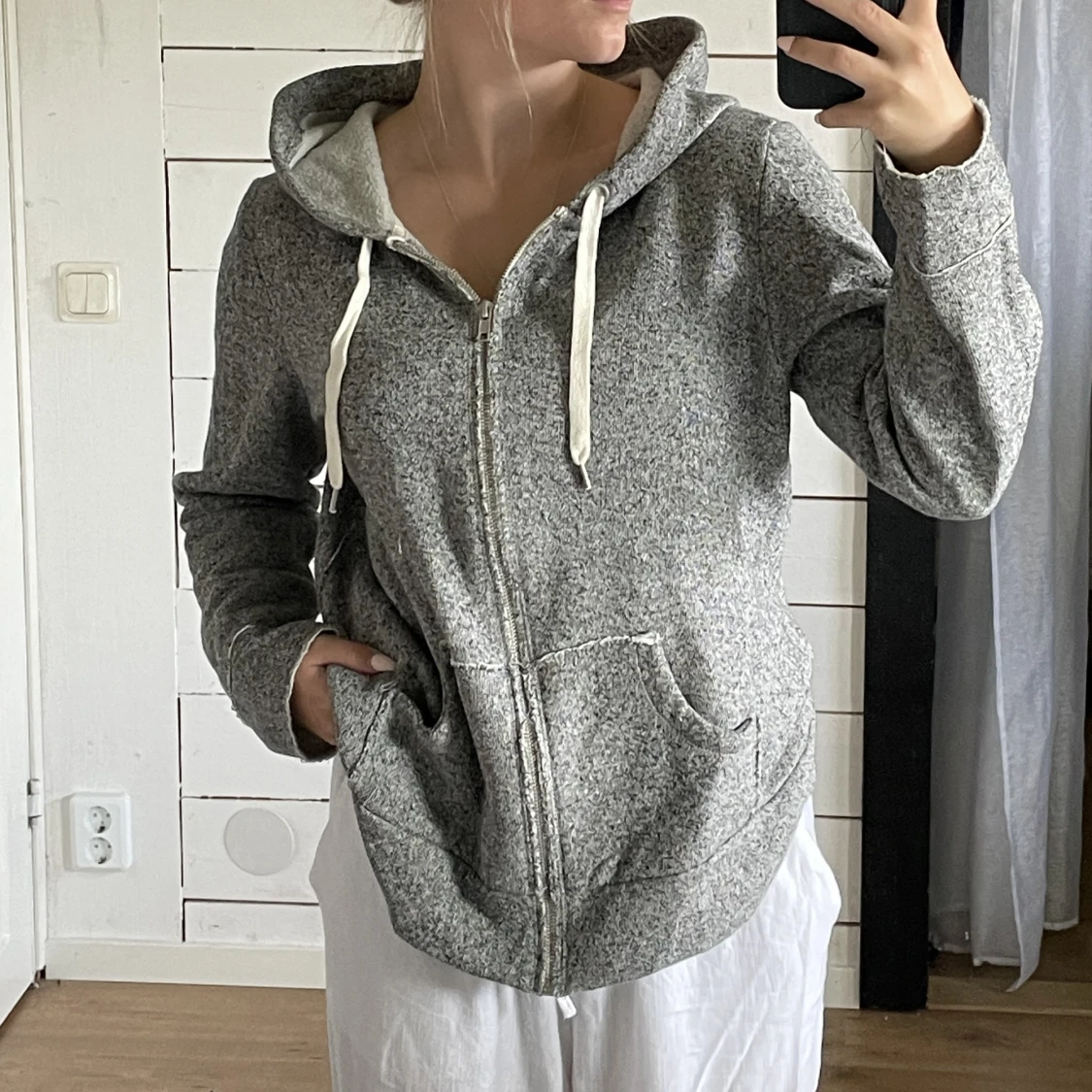 Zip up hoodie