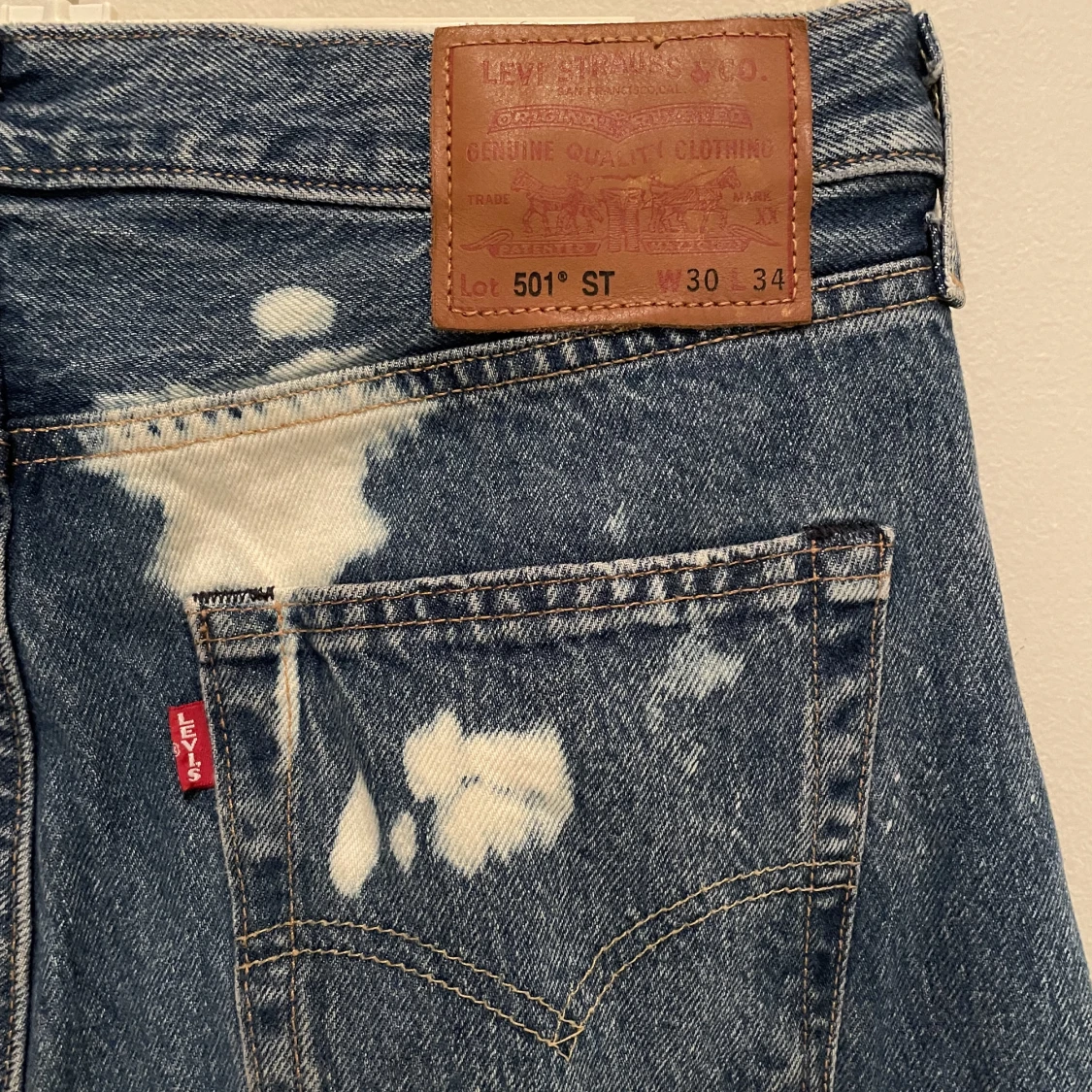 Bleached Levis 501 - 91