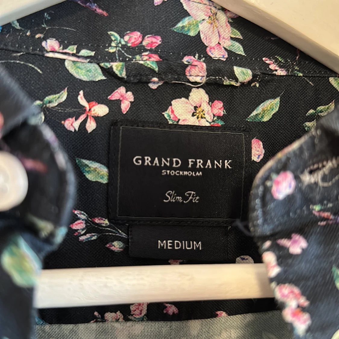 Grand Frank blommig skjorta  - 90