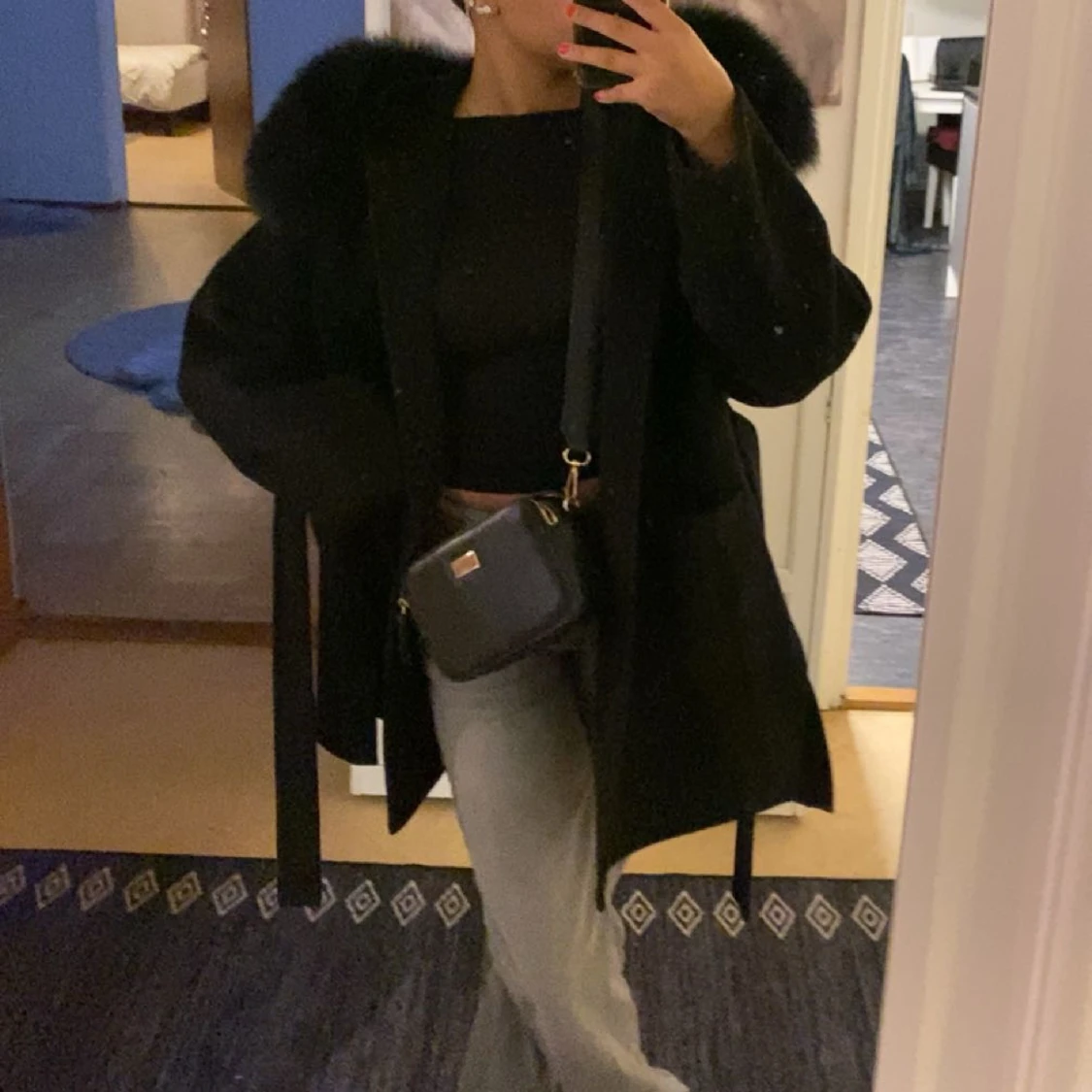 Cashmere Kappa ÄKTA PÄLS  - 90