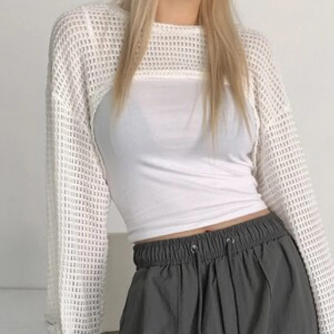 Croppad tröja  - 90