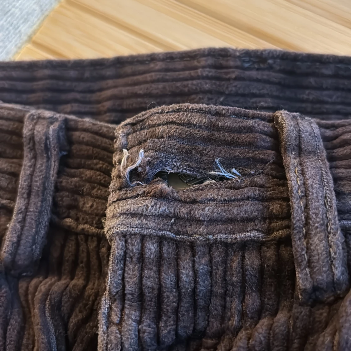 Bruna manchesterbyxor - 91