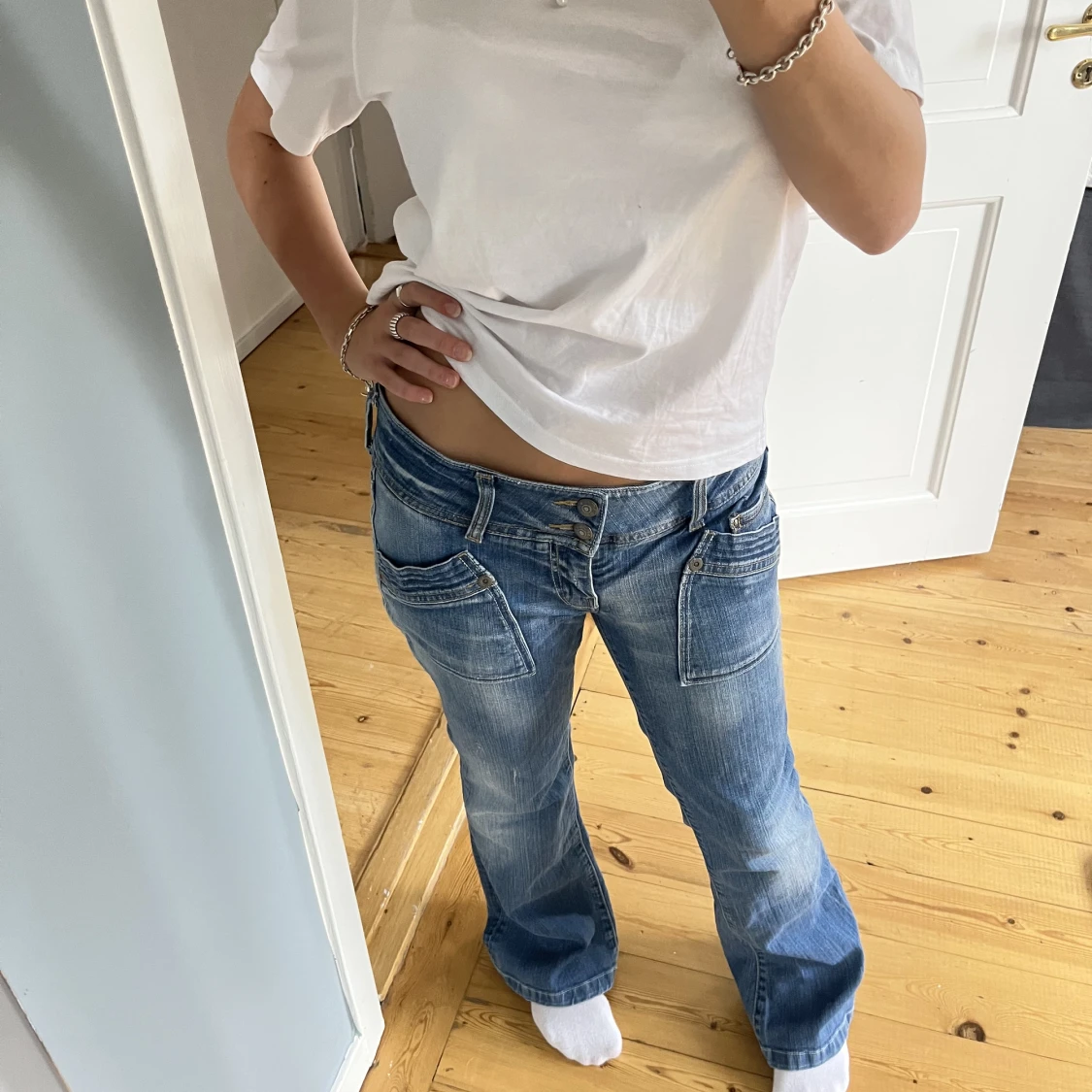 Lågmidjade jeans  - 90