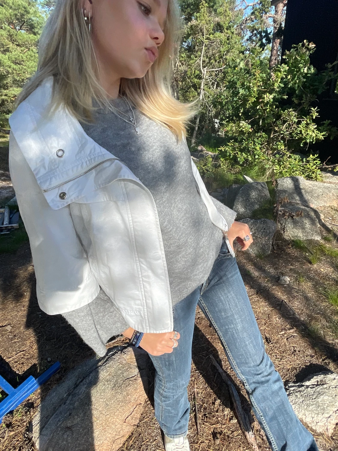 Trekkvartärmad jacka - 90