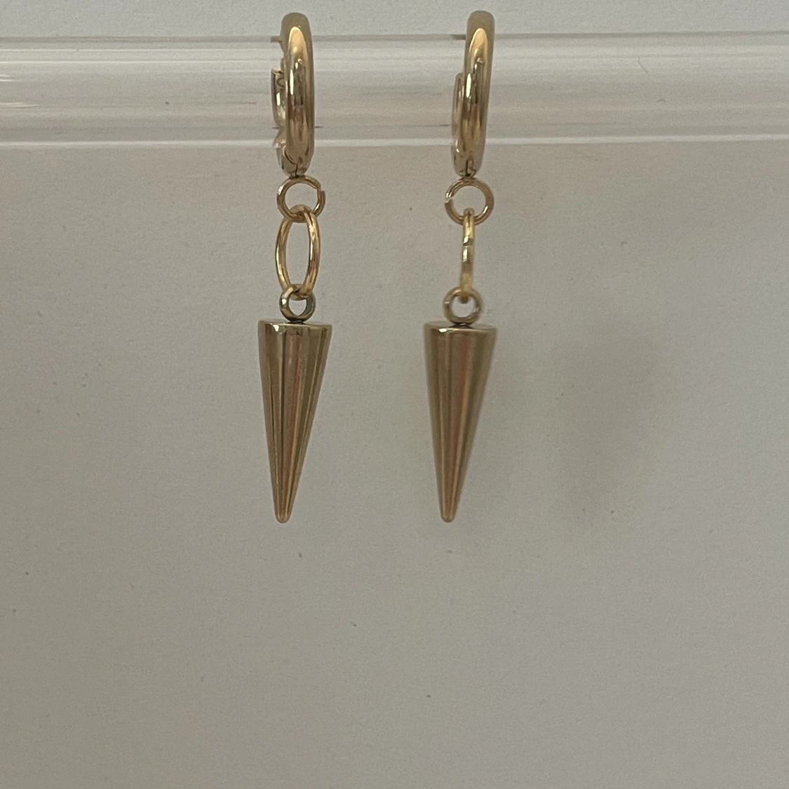 Straight stud earrings guld - 90