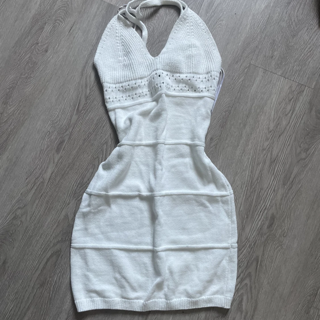 Vit sommar klänning  - 91