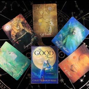 The good tarot  - Säljer en oanvänd tarot kortlek  ”The good tarot” Komplett sett, text på engelska. Leken är oanvänd och i toppskick.  Kan fraktas eller hämtas på Kungsholmen 