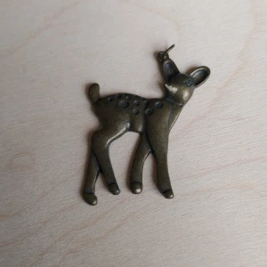 Bambi pendant  - Deer, bambi pendant, bronze colored. No necklace 