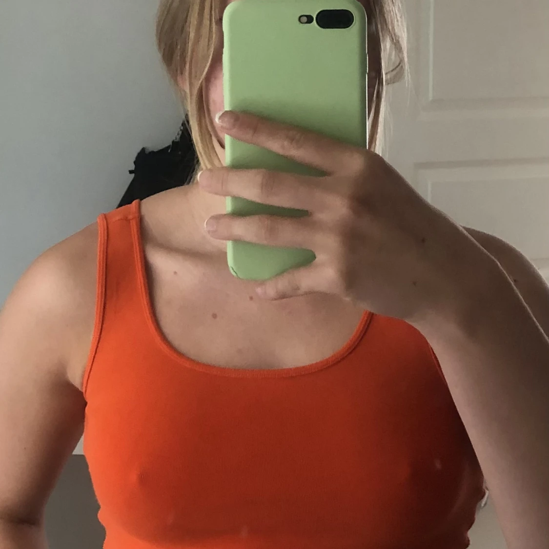 Orange topp från ginatricot - 90