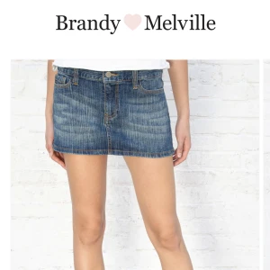 Minikjol - Snygg minikjol från Brandy Melville storlek S aldrig använd då den är för stor😭