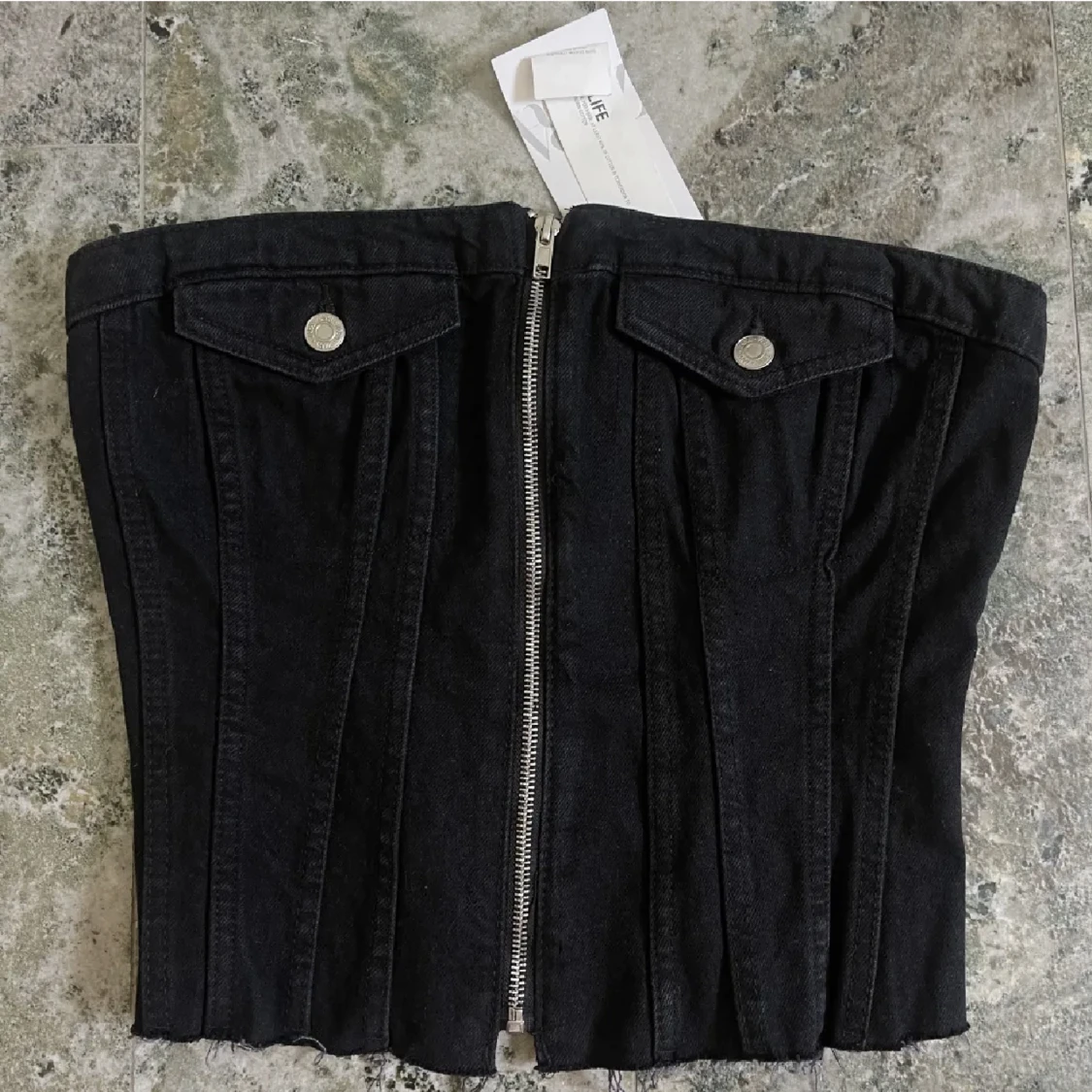 jeans Korsett topp  - 91