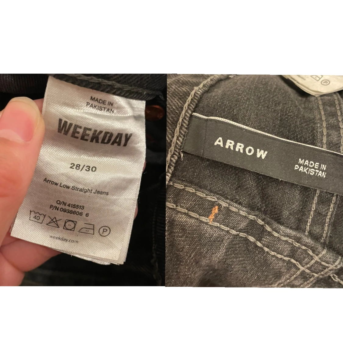 arrow low straight jeans - 91