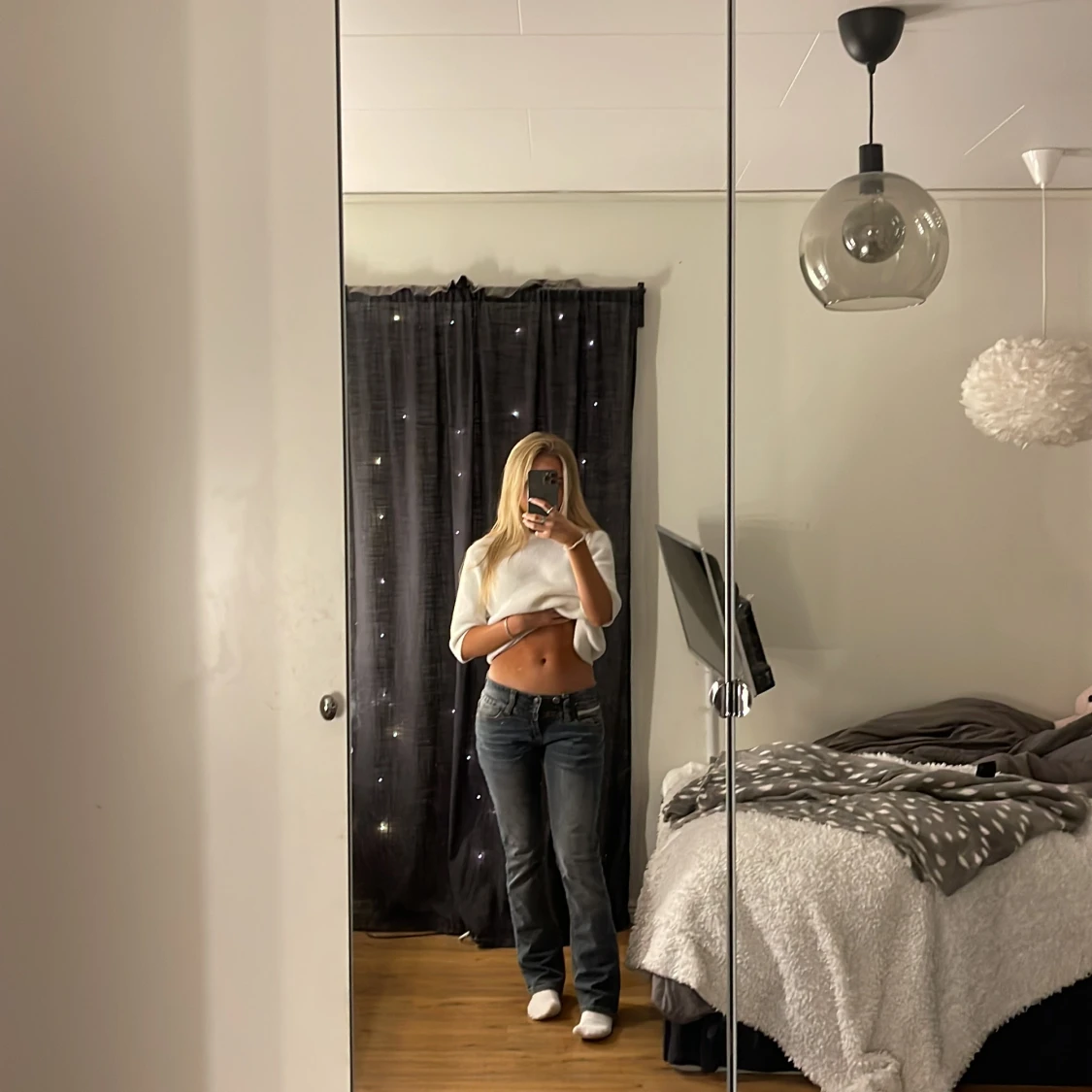 Lågmidjade jeans  - 90