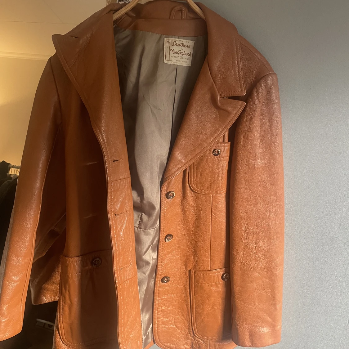 Vintage läderjacka - 90