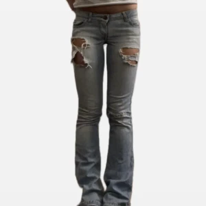 Lågmidjade jeans!!! - äääälskar dessa jeans från miss sixty! ursnyggt med hål och revor!🙏 Jag är 165!