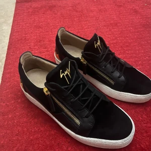 Guiseppe Zanotti skor - Hej säljer nu lika Guiseppe Zanotti skor då jag tröttnat på dem, de är i fint skick trots att de är använda. Storlek 43 italiensk size. Köpta för 8300 säljer för 3500 pris kan diskuteras vid snabb affär 