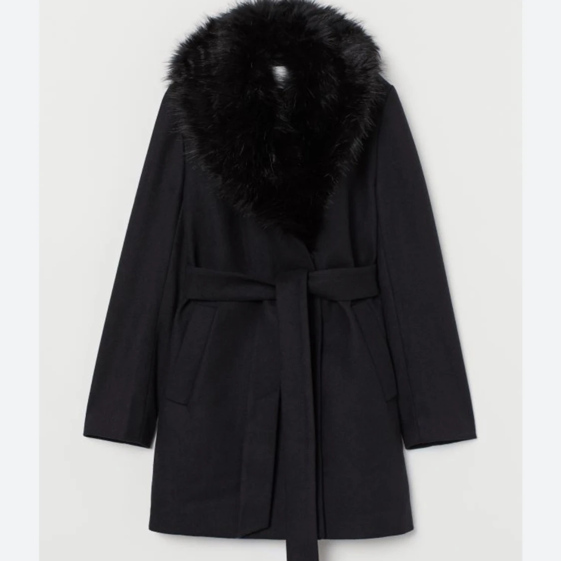 Kappa med pälskrage