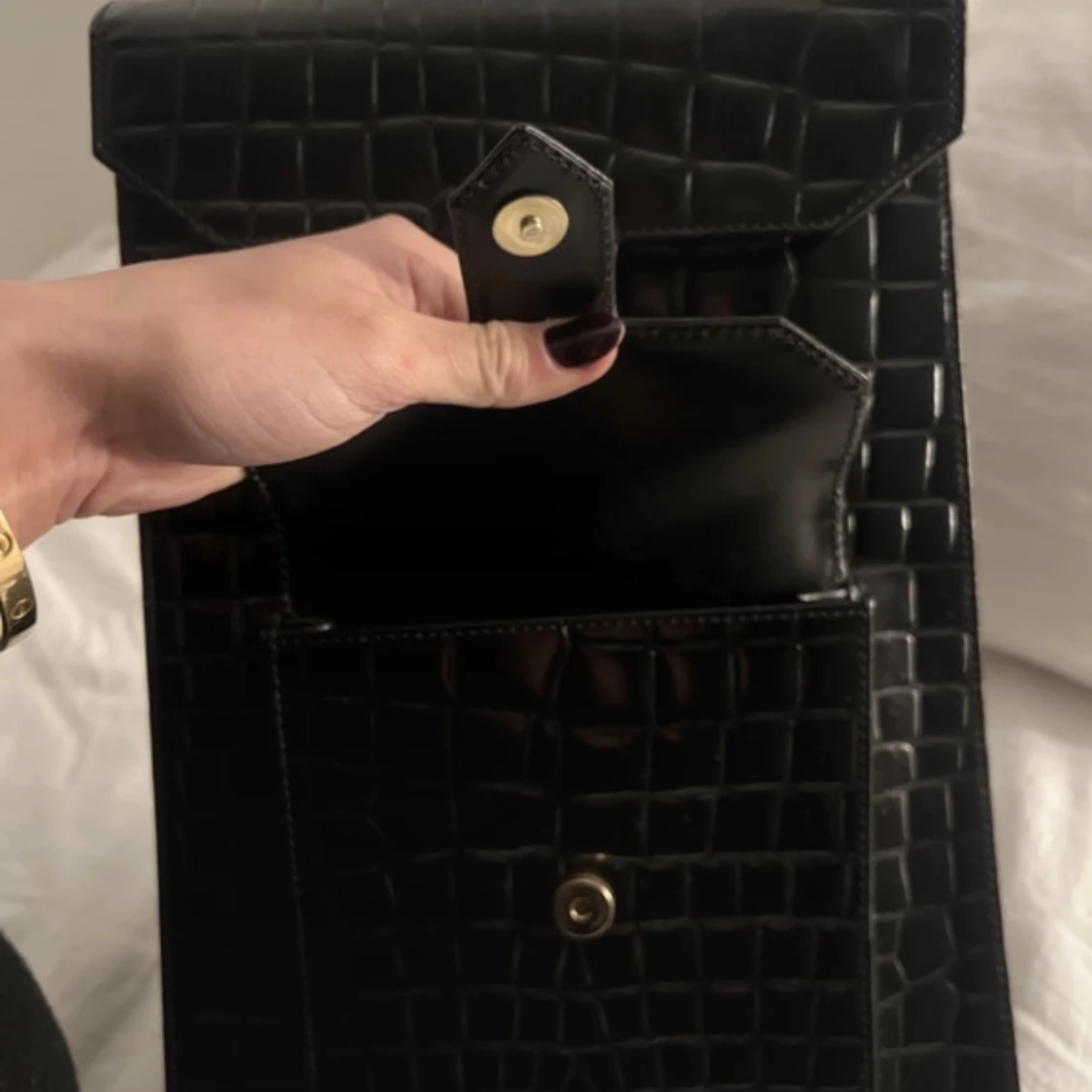 Yves Saint Laurent ryggsäck i krokodil - 91