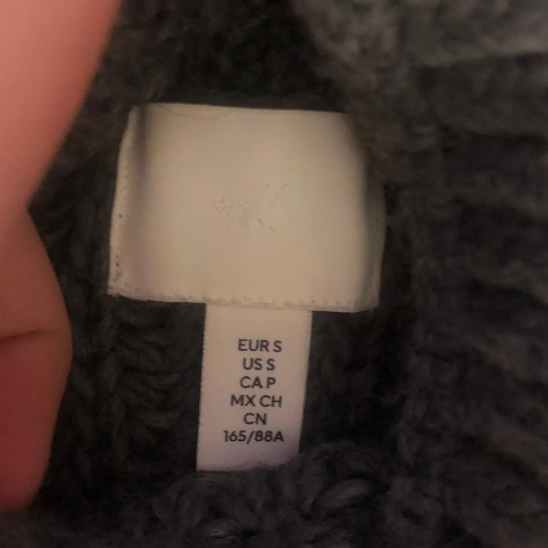 Croppad stickad tröja - 90