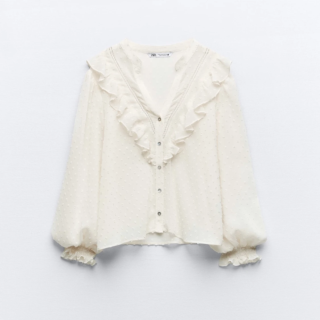 långärmad blus - 90