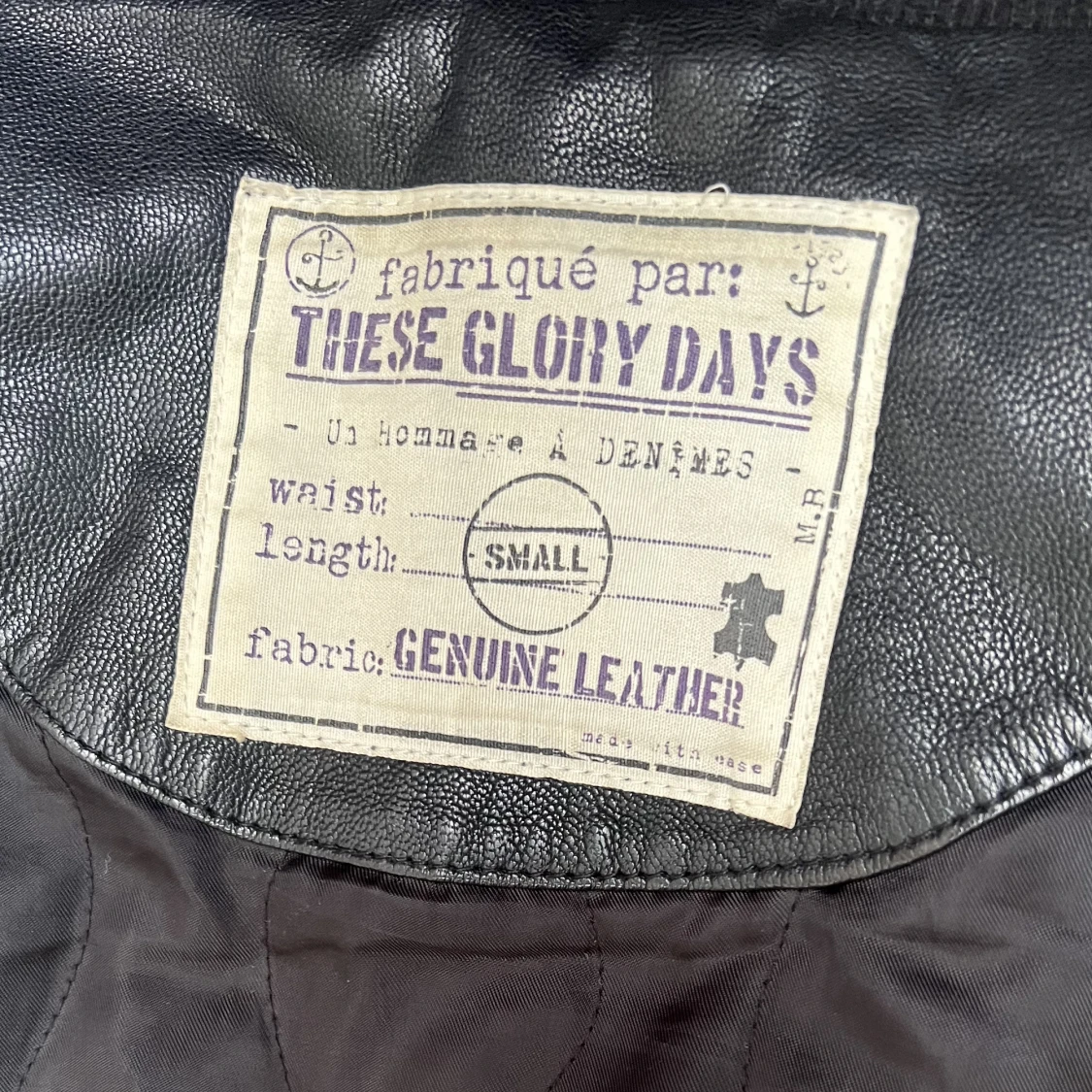 Äkta skinnjacka - 90