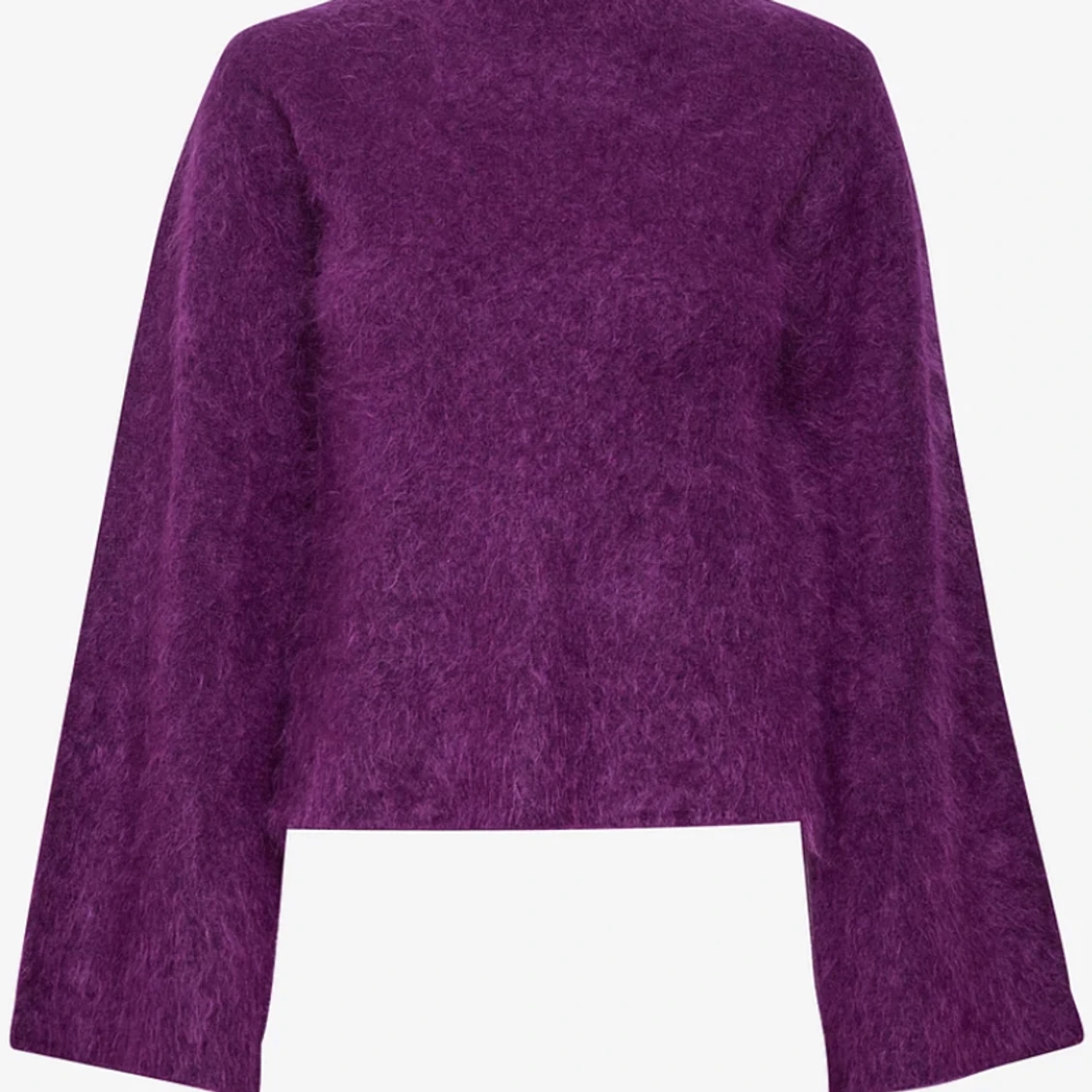 Stickad tröja i mohairblandning! - 90