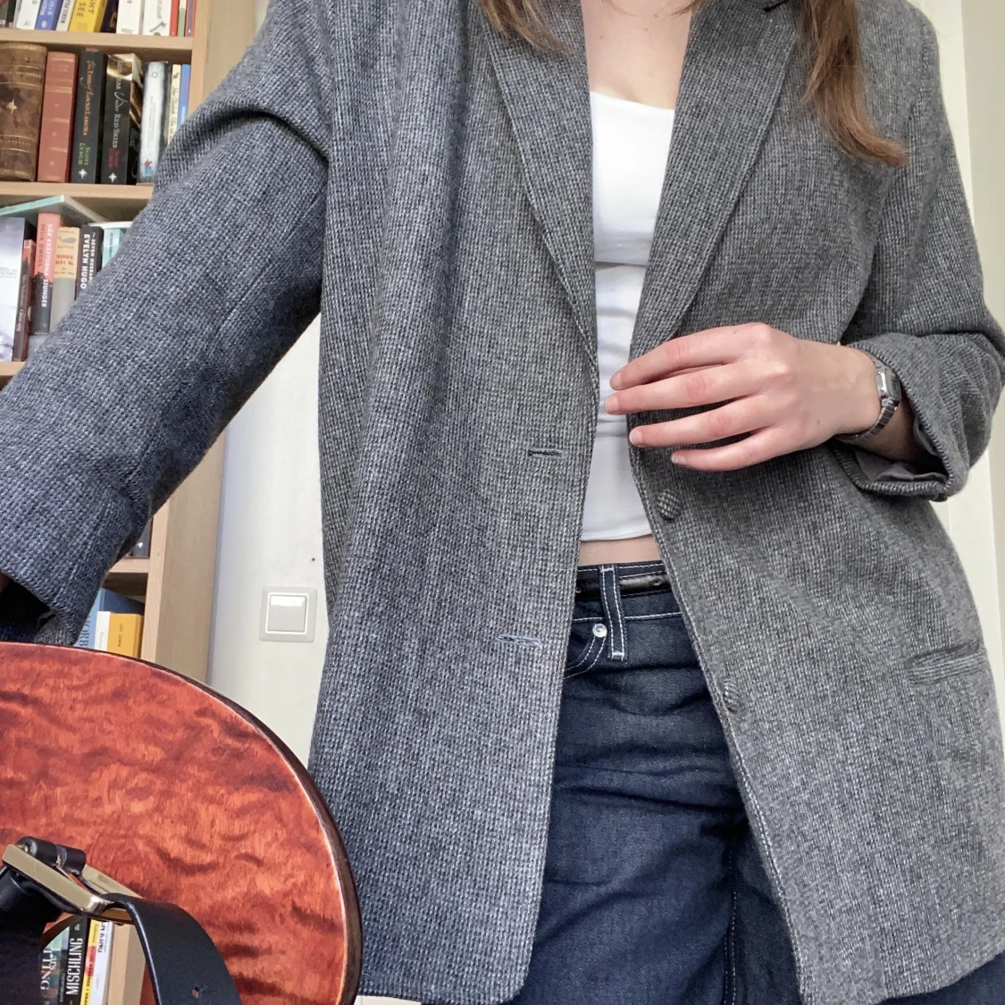 Grå Blazer  - 90