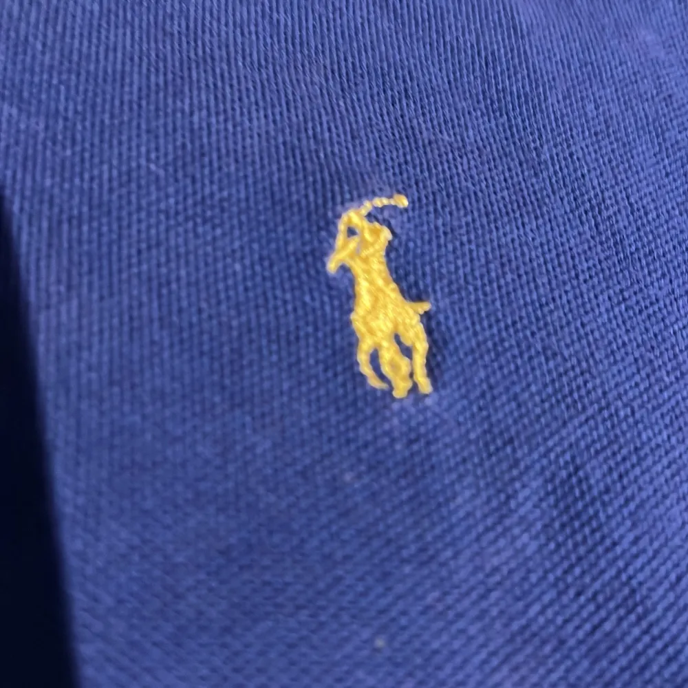 Blå piké från Ralph Lauren. Storlek M. T-shirts.