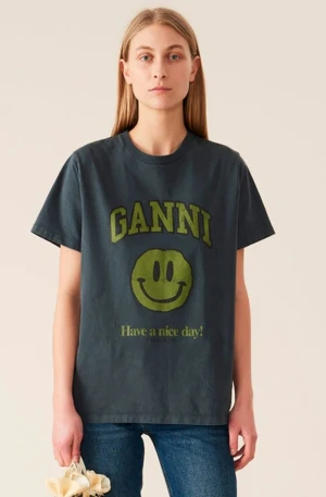 Ganni T-shirt  - Mörkgrå ganni T-shirt. Jättefint skick 