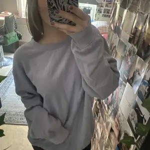 Söt oversized duvblå sweatshirt🍁