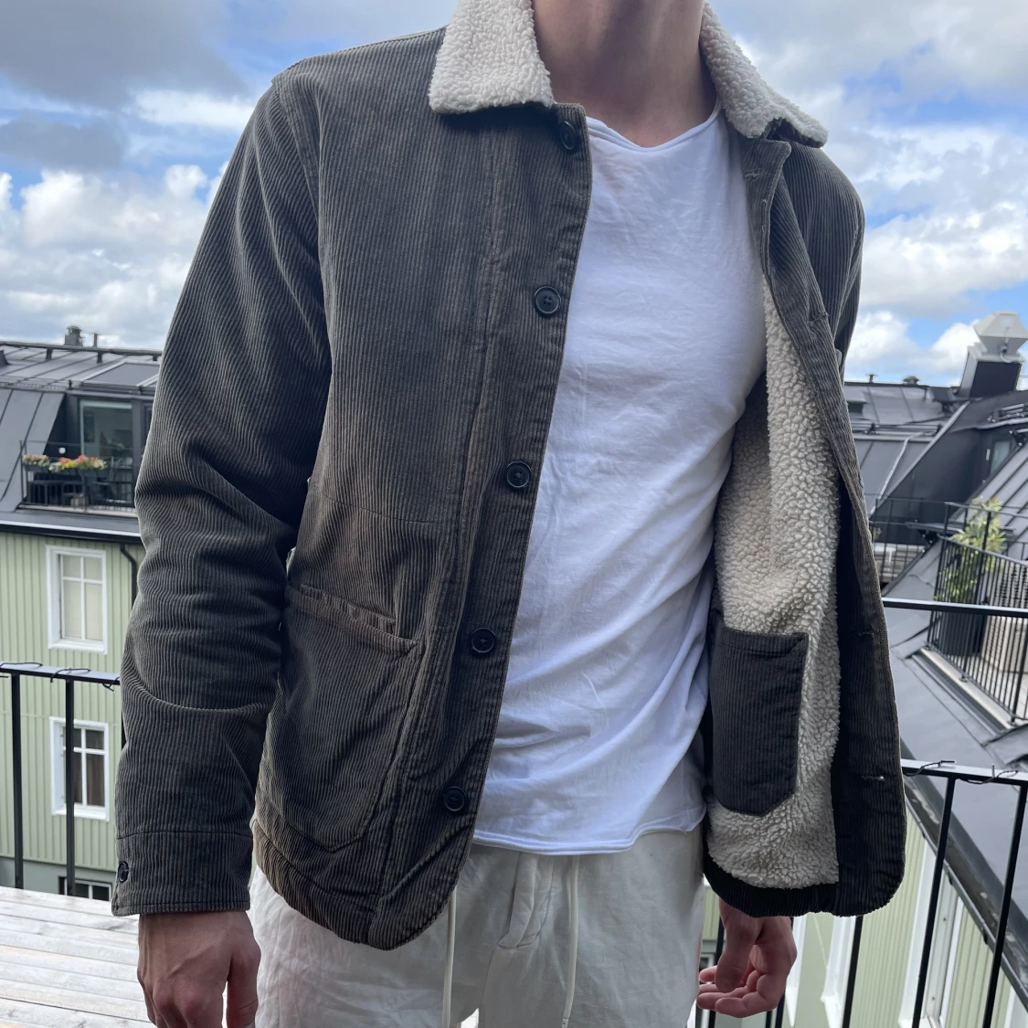 Fodrad manchesterjacka