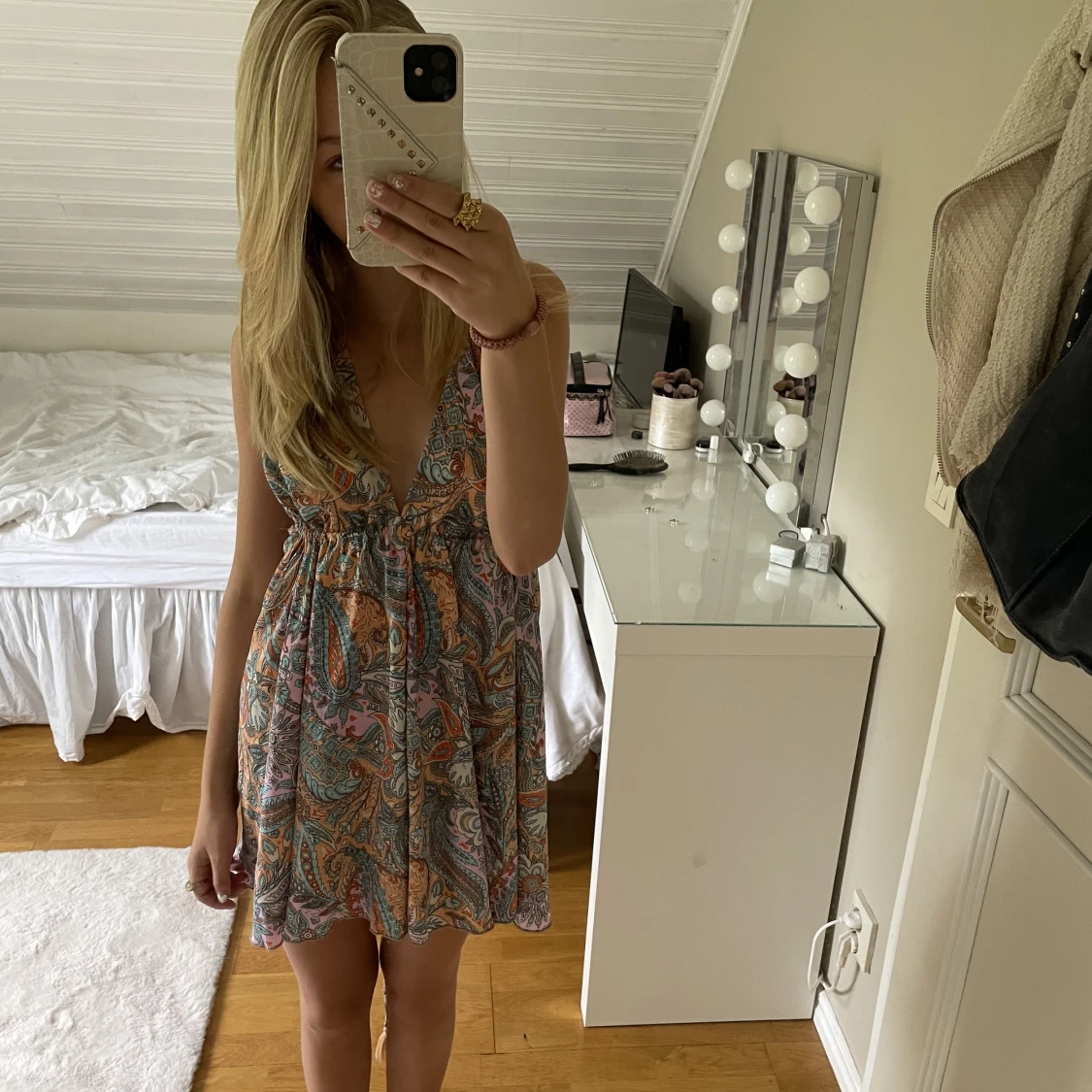 Klänning med mönster